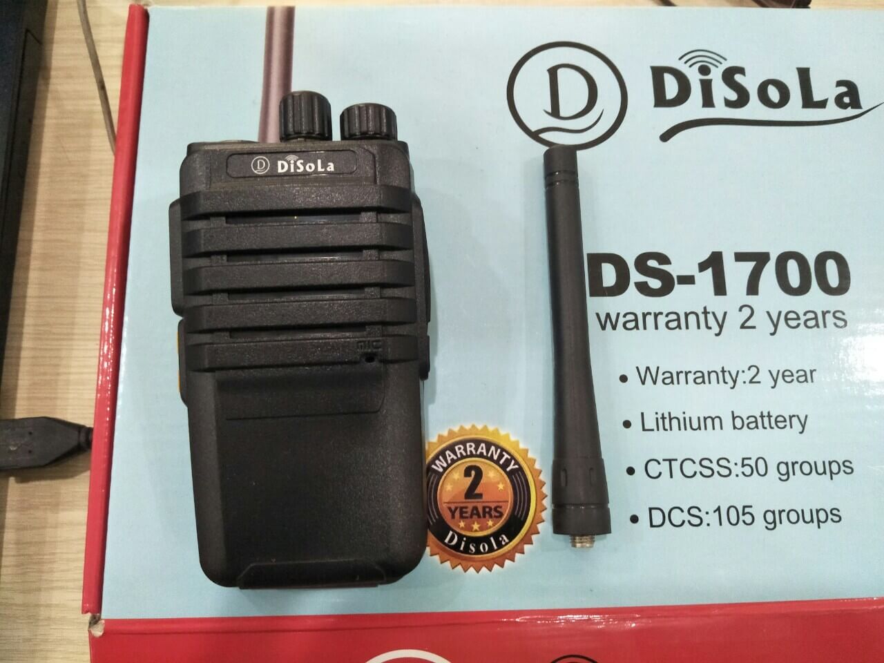 Giới thiệu Anten máy bộ đàm Disola DS 1700