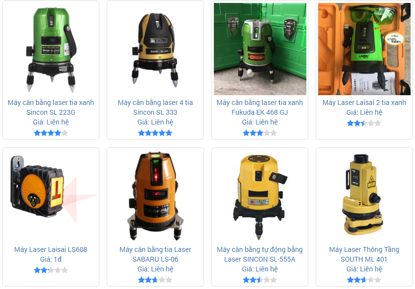 máy cân bằng laser sử dụng ngoài trời giá rẻ