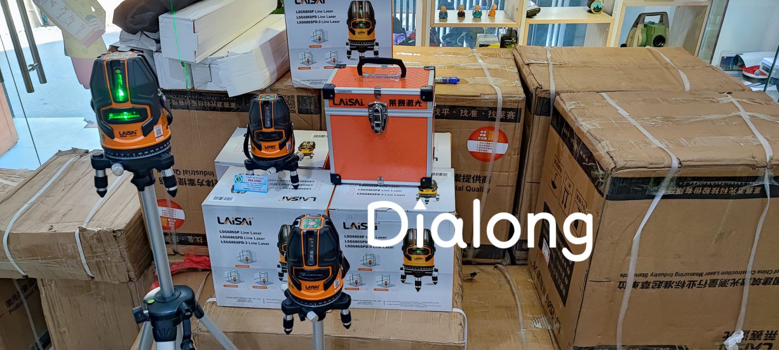 Ưu đãi khi mua máy cân bằng Laser tại Địa Long