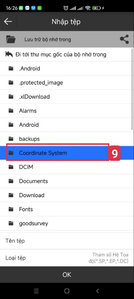 Coordinate system 