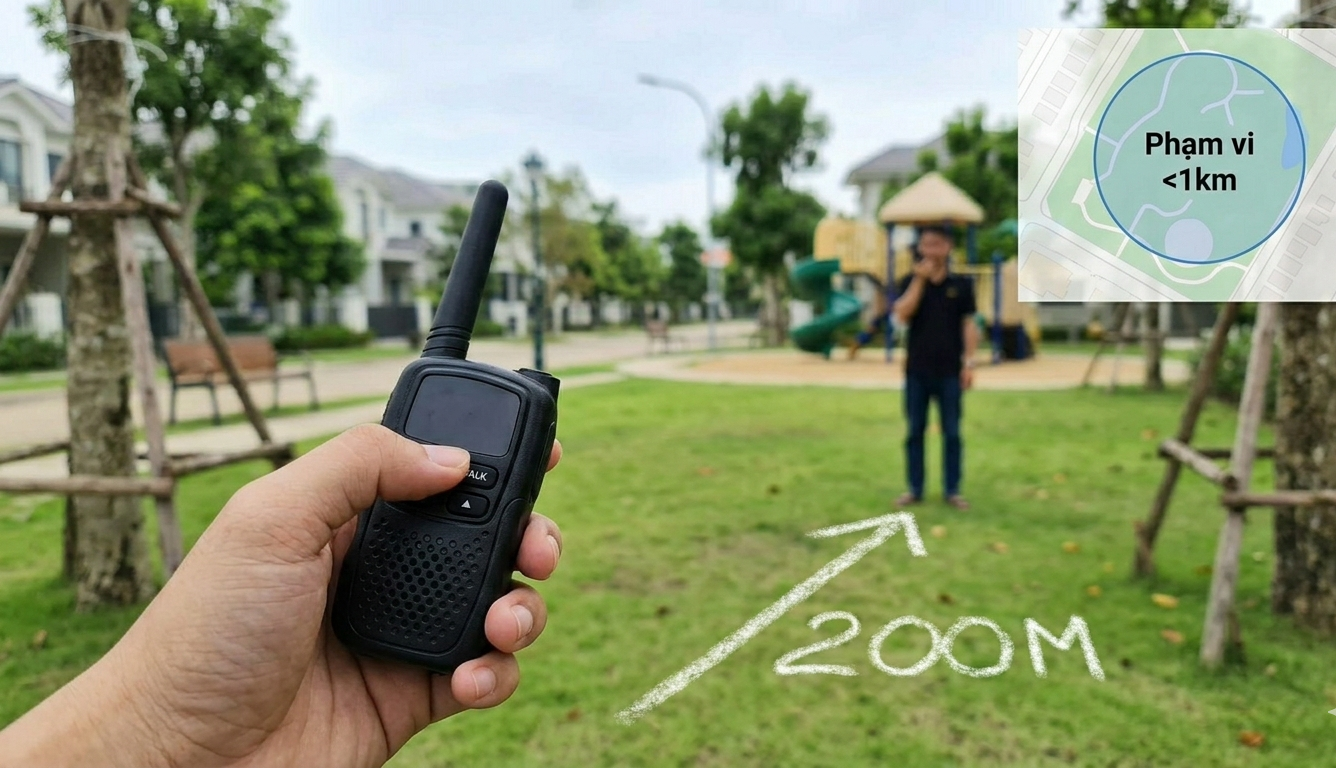 Máy bộ đàm giá rẻ, cự ly ngắn được nhiều khách hàng ưa chuộng