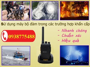 Mua máy bộ đàm dùng trong các trường hợp khẩn cấp tại Địa Long