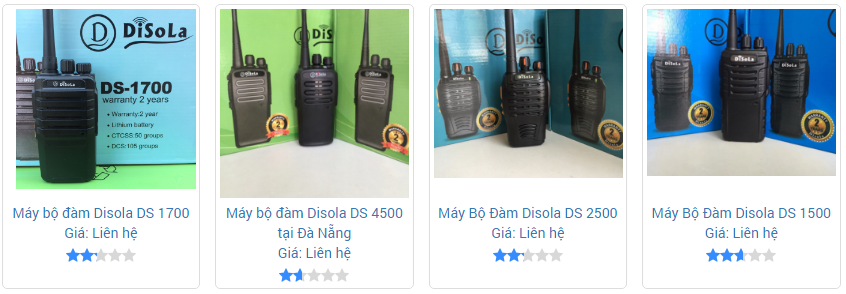 máy bộ đàm disola giá sĩ, chất lượng
