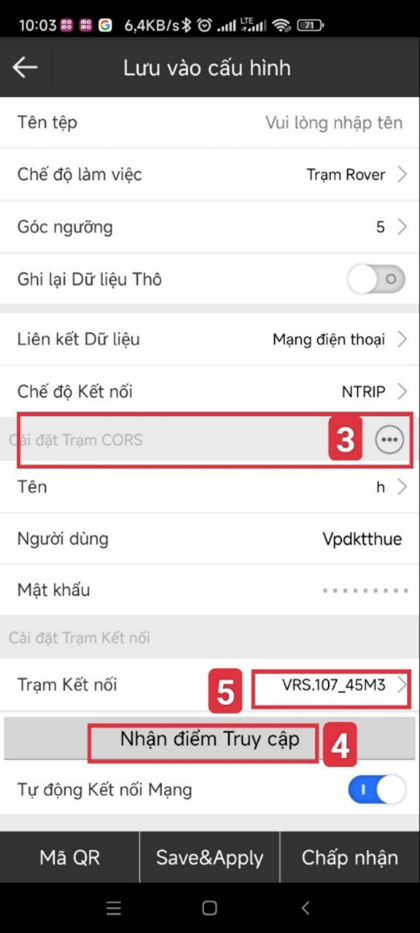 NHẬN ĐIỂM TRUY CẬP