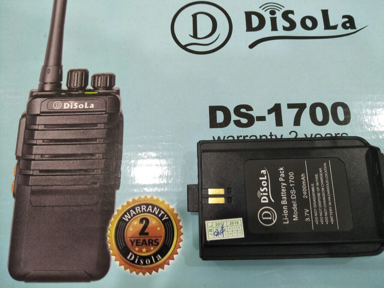 Pin bộ đàm Disola DS 1700 có an toàn không