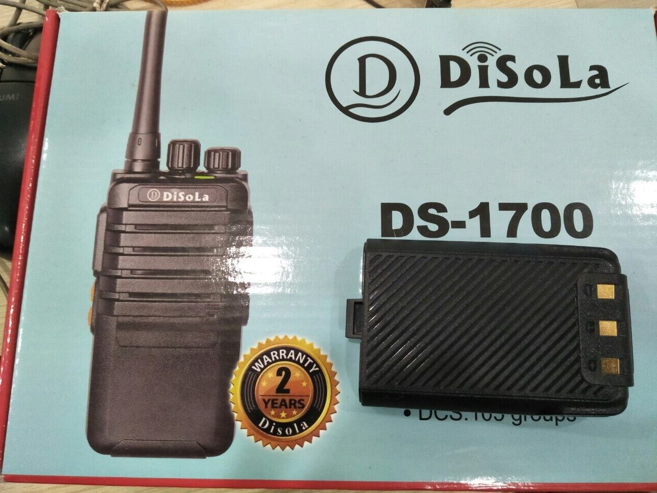 Những đặc điểm của pin bộ đàm Disola DS 1700