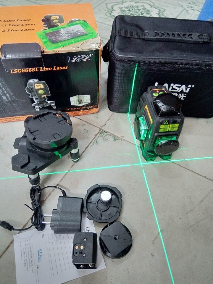 Máy cân mực laser 12 tia xanh Laisai LSG666SL